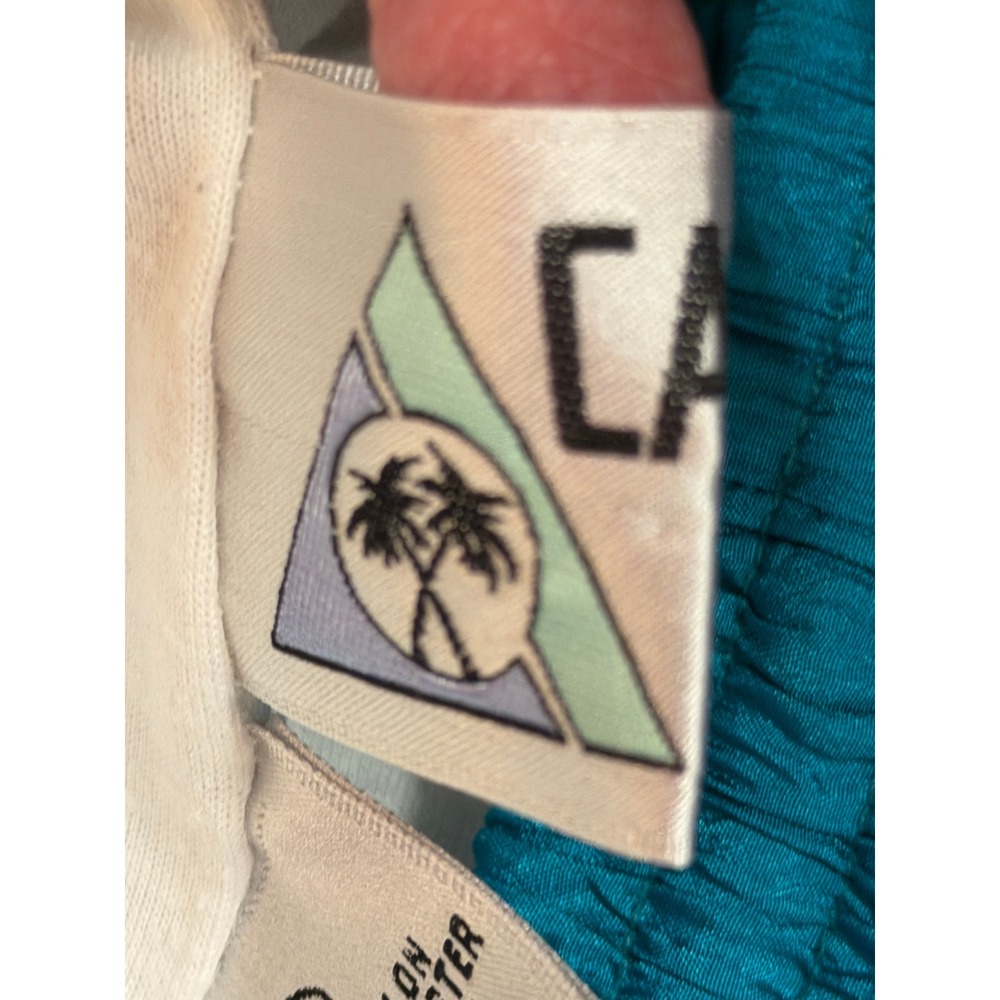 VTG 80s 90s Tracksuit Womens‎ Teal Pink Multicolor Windbreaker Set Reversible - Picture 16 of 16